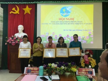 Hội liên hiệp phụ nữ huyện Bù Gia Mập tổ chức Hội tổng kết công tác Hội phụ nữ năm 2018