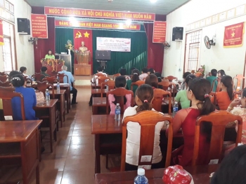 Hội Liên hiệp phụ nữ xã Bình Sơn tổ chức lễ mặt kỷ niệm 109 năm Ngày Quốc tế Phụ nữ 08/03