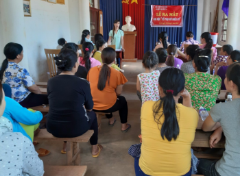 HỘI LHPN XÃ TÂN HƯNG HUYỆN ĐỒNG PHÚ RA MẮT CHI HỘI “TỔ PHỤ NỮ HIẾU HỶ”