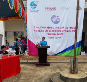 Chương trình khám bệnh, tặng quà cho phụ nữ và trẻ em tại các xã biên giới thuộc huyện Bù Đốp năm 2019