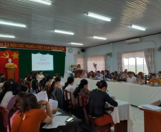 Hội LHPN tỉnh Bình Phước tổ chức hội nghị Lấy ý kiến đóng góp dự thảo Bộ luật lao động (sửa đổi)