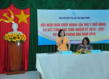 HỘI LHPN TỈNH TỔ CHỨC HỘI NGHỊ BAN CHẤP HÀNH LẦN THỨ 7  SƠ KẾT CÔNG TÁC GIỮA NHIỆM KỲ 2016-2021 SƠ KẾT 6 THÁNG ĐẦU NĂM 2019