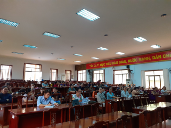HỘI LHPN THỊ XÃ PHƯỚC LONG PHỐI HỢP TRUNG TÂM BỒI DƯỠNG CHÍNH TRỊ TỔ CHỨC LỚP BỒI DƯỠNG NGHIỆP VỤ  CÔNG TÁC HỘI PHỤ NỮ CẤP CƠ SỞ NĂM 2019