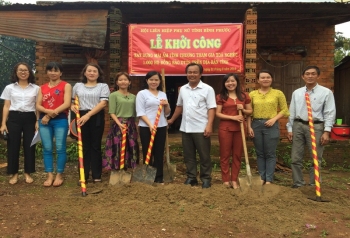 HỘI LHPN TỈNH KHỞI CÔNG XÂY DỰNG MÁI ẤM TÌNH THƯƠNG  THAM GIA XÓA NGHÈO CHO 1000 HỘ ĐBDTTS  TRÊN ĐỊA BÀN TỈNH BÌNH PHƯỚC