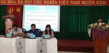 HUYỆN BÙ GIA MẬP TỔ CHỨC DIỄN ĐÀN ĐỐI THOẠI GIỮA CẤP ỦY, CHÍNH QUYỀN VỚI CÁN BỘ, HỘI VIÊN PHỤ NỮ
