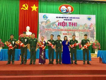 HỘI LHPN HUYỆN BÙ ĐỐP PHỐI HỢP VỚI 05 ĐỒN BIÊN PHÒNG ĐÓNG QUÂN TRÊN ĐỊA BÀN HUYỆN TỔ CHỨC HỘI THI “TÌM HIỂU CHỦ QUYỀN AN NINH BIÊN GIỚI QUỐC GIA” NĂM 2019