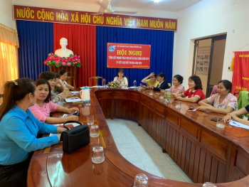 HỘI LHPN THÀNH PHỐ ĐỒNG XOÀI TỔ CHỨC HỘI NGHỊ TỔNG KẾT CÔNG TÁC HỘI NĂM 2019