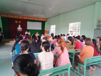 GƯƠNG CÁN BỘ HỘI PHỤ NỮ LÀM KINH TẾ GIỎI, NHIỆT TÌNH VỚI CÔNG TÁC XÃ HỘI ẤP 4, XÃ MINH LẬP, CHƠN THÀNH