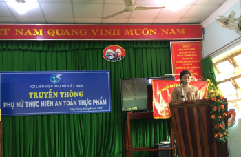 TỔ CHÚC TRUYỀN THÔNG “PHỤ NỮ THỰC HIỆN AN TOÀN THỰC PHẨM”