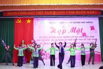 Hội Liên hiệp Phụ nữ huyện Phú Riềng  Kỷ niệm 90 năm ngày thành lập Hội