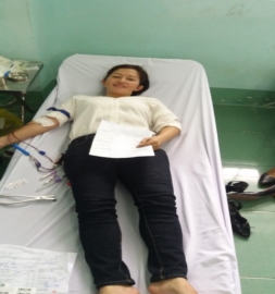 GƯƠNG PHỤ NỮ TIÊU BIỂU TRONG PHONG TRÀO “HIẾN MÁU TÌNH NGUYỆN”