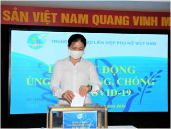 Trung ương Hội LHPN Việt Nam phát động ủng hộ phòng, chống dịch Covid-19