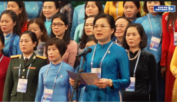 Phát biểu nhận nhiệm vụ của Chủ tịch Hội LHPN Việt Nam Hà Thị Nga