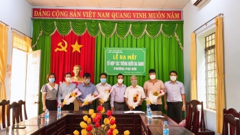 HỘI LHPN PHƯỜNG PHÚ ĐỨC, THỊ XÃ BÌNH LONG RA MẮT TỔ HỢP TÁC “TRỒNG BƯỞI DA XANH”