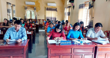 Hội LHPN huyện Bù Đốp tổ chức Hội nghị sơ kết công tác Hội  6 tháng đầu năm 2022, phát động Tháng cao điểm đồng hành cùng chi, tổ phụ nữ