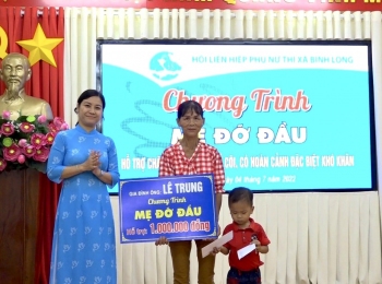 Hội LHPN thị xã Bình Long tổ chức chương trình “Mẹ đỡ đầu”