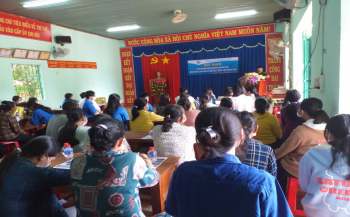 Hội LHPN phường Tân Thiện tuyền truyền pháp luật và hướng dẫn cài đặt dịch vụ công quốc gia năm 2022