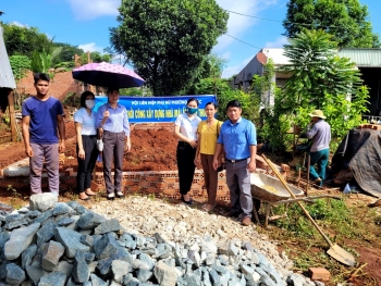 Hội LHPN phường An Lộc, thị xã Bình Long khởi công xây dựng  mái ấm tình thương