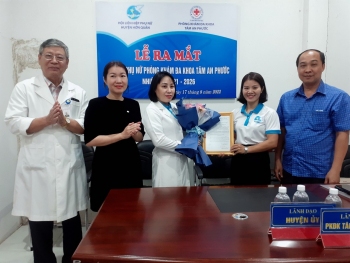 Ra mắt Chi hội Phụ nữ Phòng khám đa khoa  Tâm An Phước, nhiệm kỳ 2021-2026