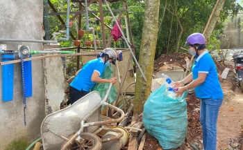 Hiệu quả từ mô hình thu gom phế liệu trợ giúp phụ nữ và trẻ em có hoàn cảnh khó khăn