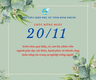 CHÚC MỪNG NGÀY NHÀ GIÁO VIỆT NAM 20/11