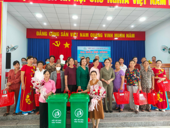 Hội Liên hiệp Phụ nữ tỉnh tổ chức các hoạt động mô hình điểm tại xã nông thôn mới nâng cao