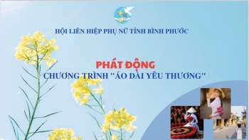 Hội Liên hiệp Phụ nữ tỉnh Bình Phước phát động chương trình “Áo dài yêu thương”