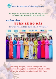 HƯỞNG ỨNG TUẦN LỄ ÁO DÀI