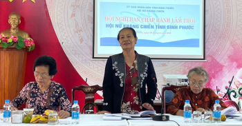 Hội nghị Ban Chấp hành lâm thời  Hội Nữ kháng chiến tỉnh Bình Phước