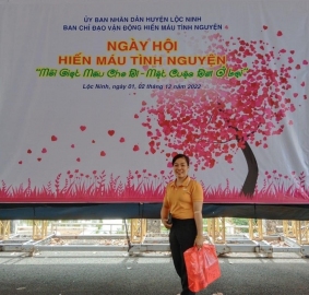 Gương tiêu biểu trong phong trào hiến máu nhân đạo