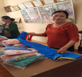 Chi hội trưởng giàu lòng nhân ái, tích cực tham gia các phong trào  do Hội liên hiệp phụ nữ các cấp phát động