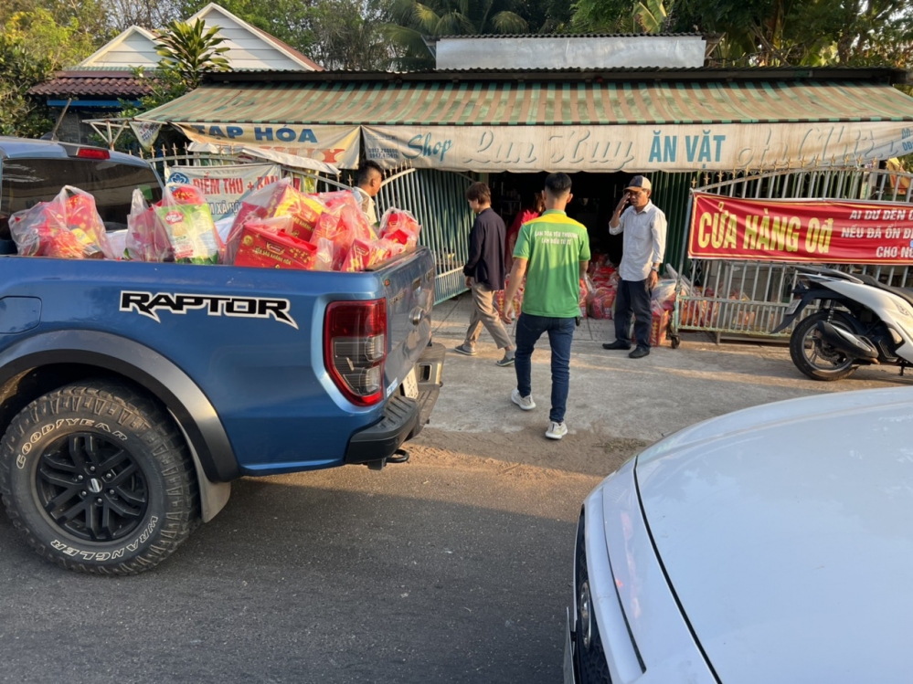 Cửa hàng 0 đồng phường Minh Long, thị xã Chơn Thành tham gia Chương trình “Xuân biên giới”