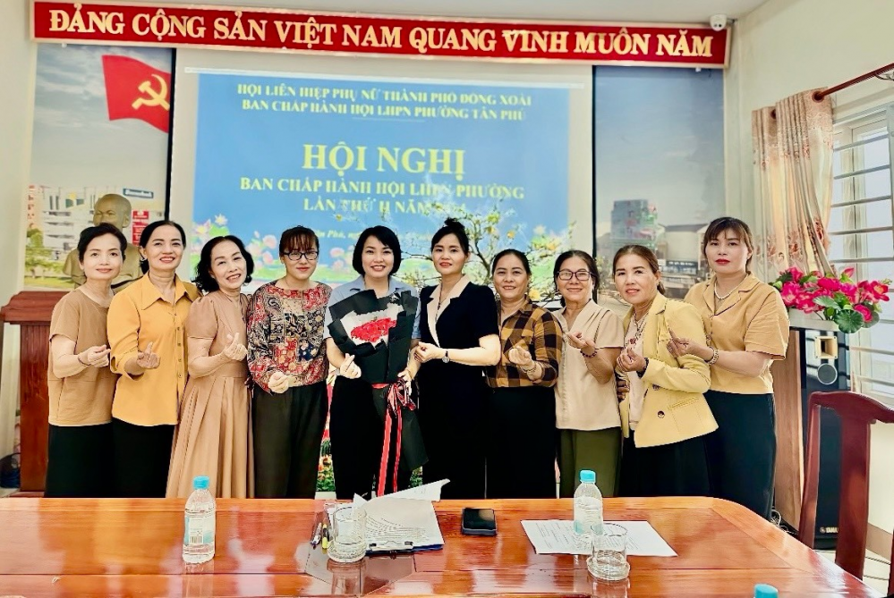 Hội nghị bầu bổ sung Ủy viên Ban Chấp hành, Ban Thường vụ, chức danh Phó Chủ tịch Hội LHPN phường Tân Phú nhiệm kỳ 2021- 2026