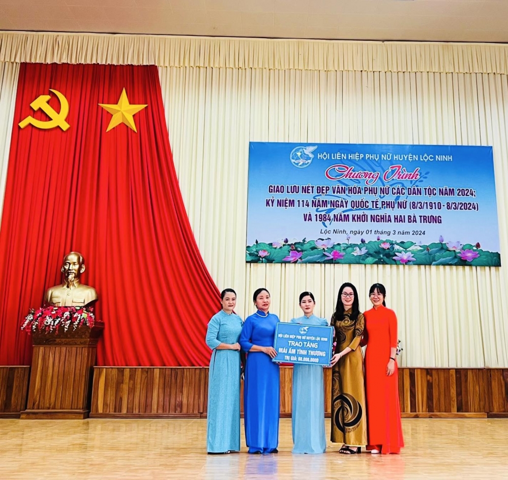 Hội LHPN huyện Lộc Ninh: Tổ chức nhiều hoạt động chào mừng Ngày Quốc tế phụ nữ 8/3