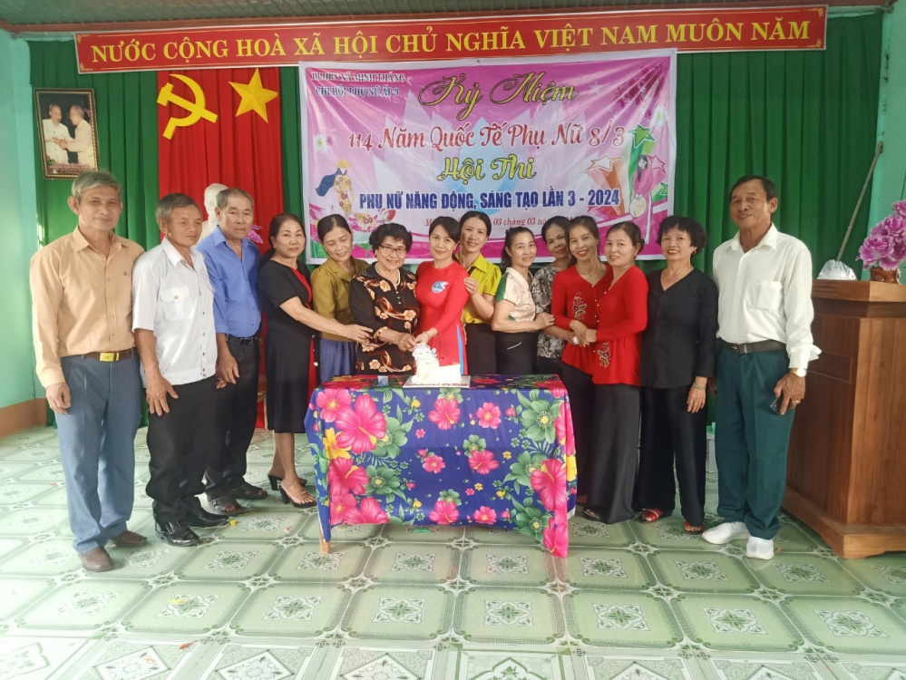 Hội LHPN xã Minh Thắng, thị xã Chơn Thành với chương trình “Tháng 3 yêu thương”