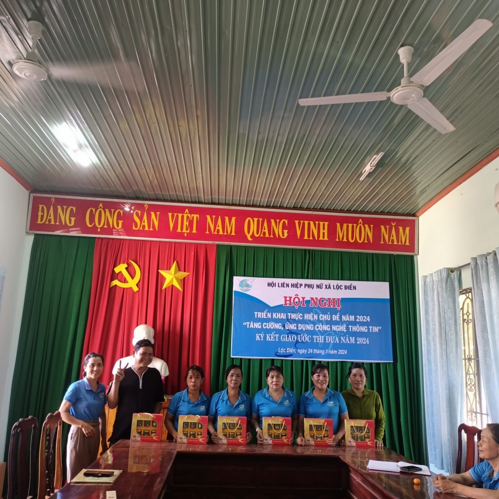 Lộc Điền: Triển khai kế hoạch phát động thi đua năm 2024