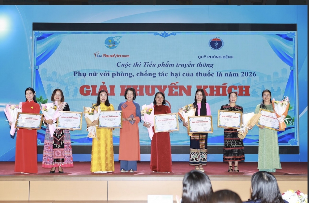 Hội LHPN xã Đăk Ơ đạt giải Khuyến khích tại cuộc thi tiểu phẩm truyền thông "Phụ nữ với phòng, chống tác hại của thuốc lá năm 2026"