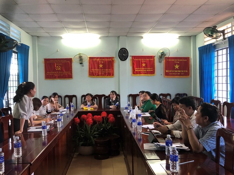 Đoàn giám sát làm việc với UBND phường An Lộc